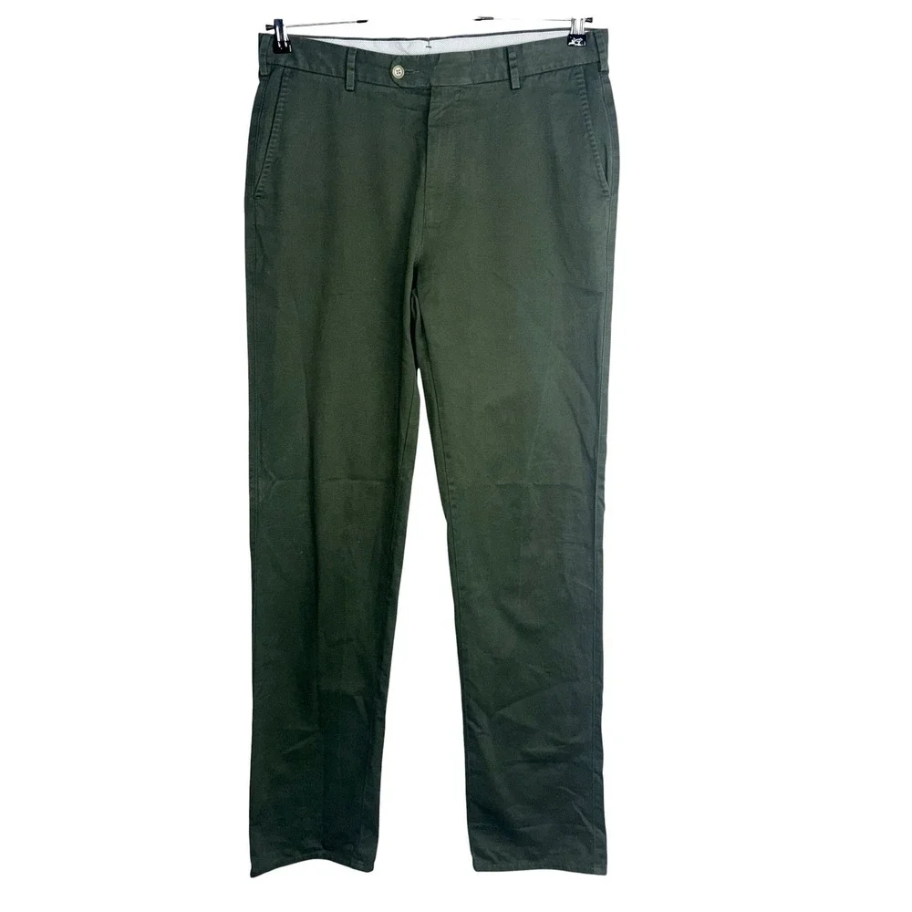 Peter Millar Crown Raleigh Washed Twill Pima Cotton Chino Pants Mens 34‎ MF16B84